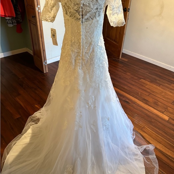 David’s Bridal by Jewel wedding dress - Picture 4 of 10